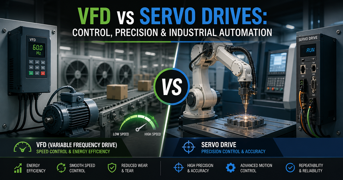 VFD & Servo Drives: Meaning, Purpose, and Why They Matter in Industry