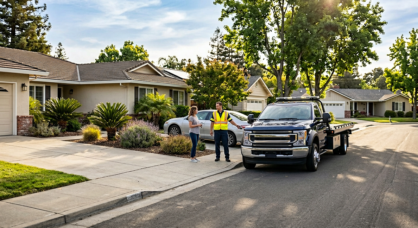 Residential Towing Services Santa Clara CA | 24/7 Home & Driveway Towing Experts
