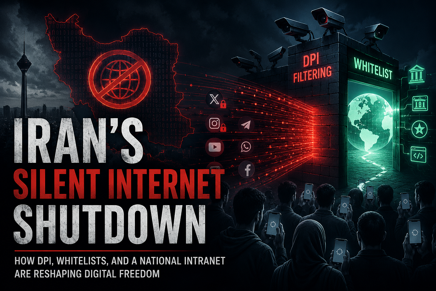 Iran’s Silent Internet Shutdown: How DPI, Whitelists, and a National Intranet Are Reshaping Digital…