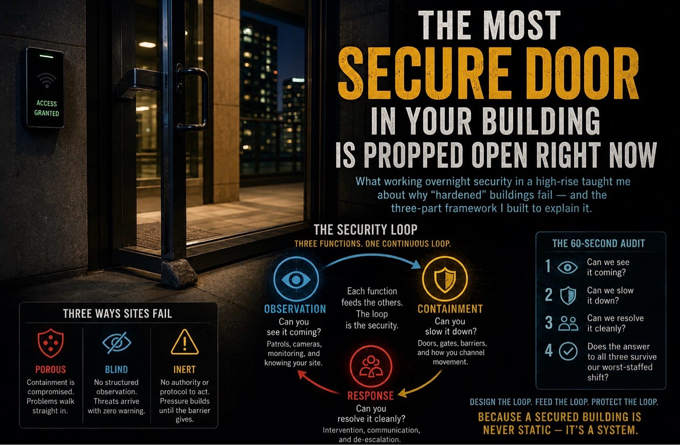 The Most Secure Door in Your Building Is Propped Open Right Now