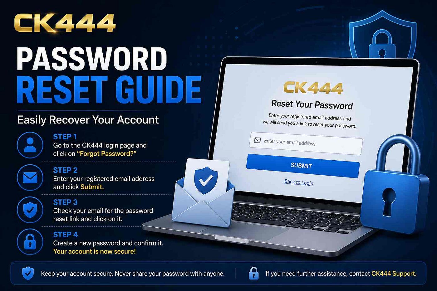 CK444 Password Reset Guide — Easily Recover Your Account