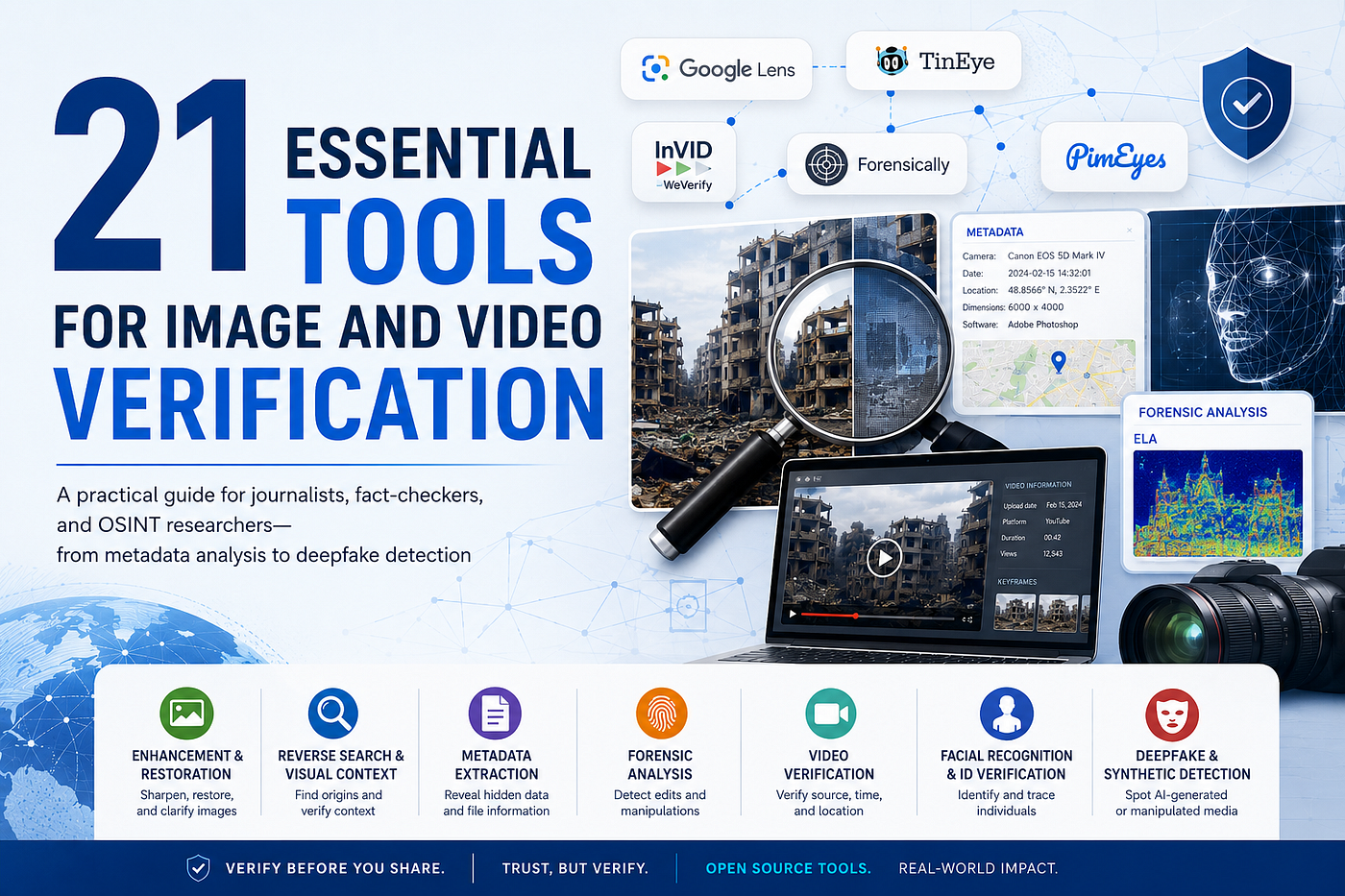 21 Essential Tools for Image and Video Verification