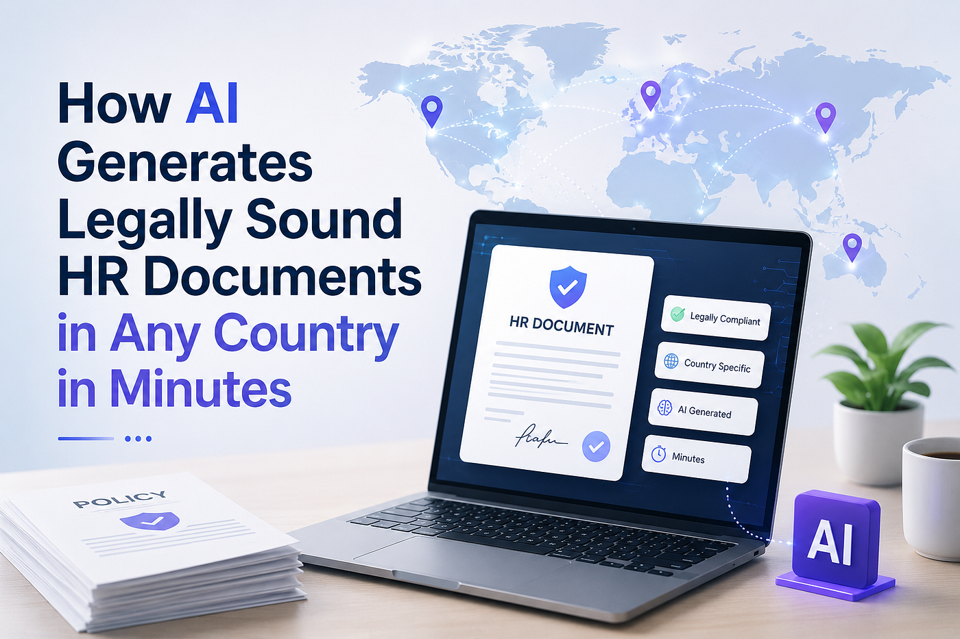 How AI Generates Legally Sound HR Documents in Any Country in Minutes