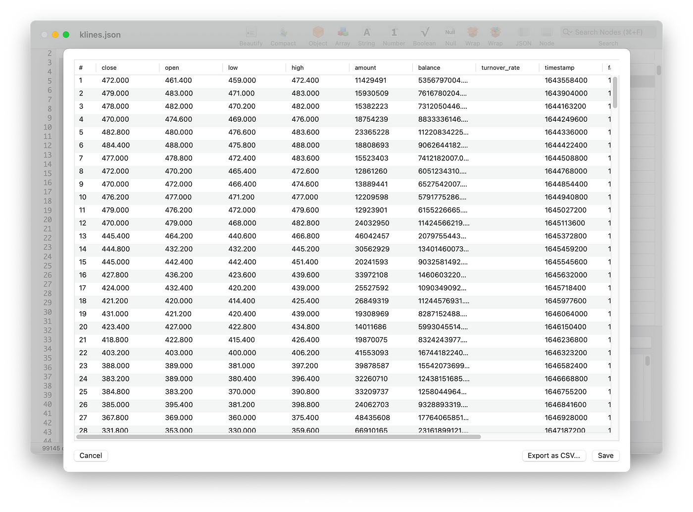 Quick JSON Editor for Windows - TickPlant