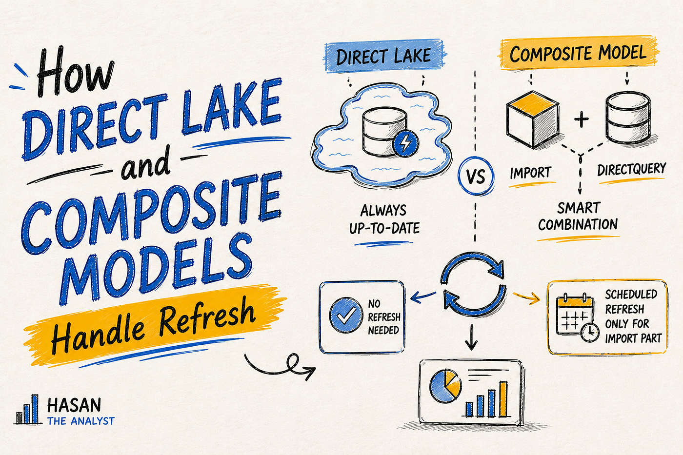 How Direct Lake and Composite Models Handle Refresh