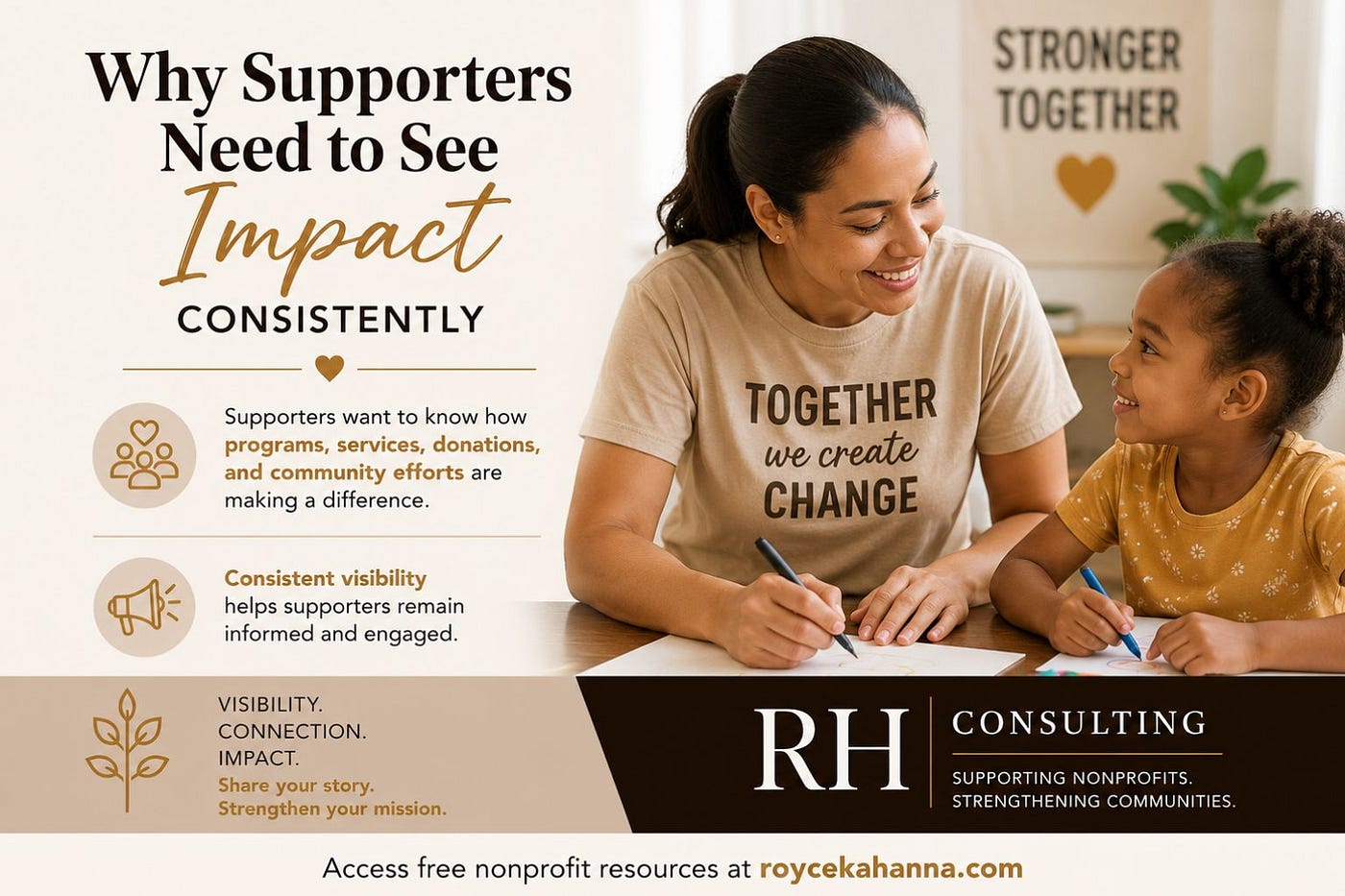 Why Supporters Need to See Impact Consistently