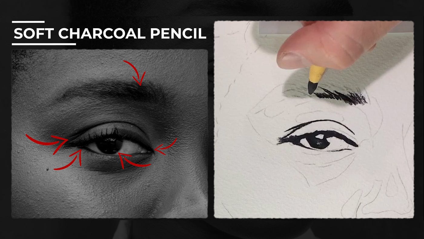 Charcoal Drawing Tutorial for beginners