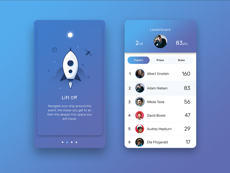 Leaderboard App UI