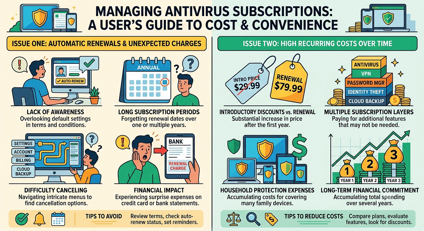 What Are the Two Main Problems with Antivirus Software Subscriptions?