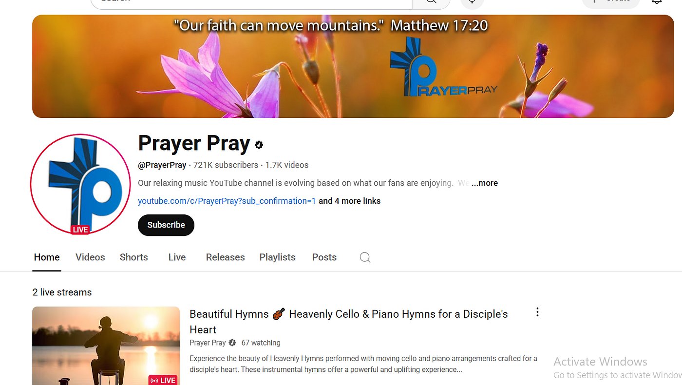 Title: Finding Quiet in a Noisy World — My Experience with Prayerful, Instrumental Music Online