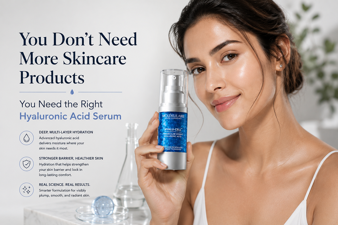 You Don’t Need More Skincare Products -You Need the Right Hyaluronic Acid Serum