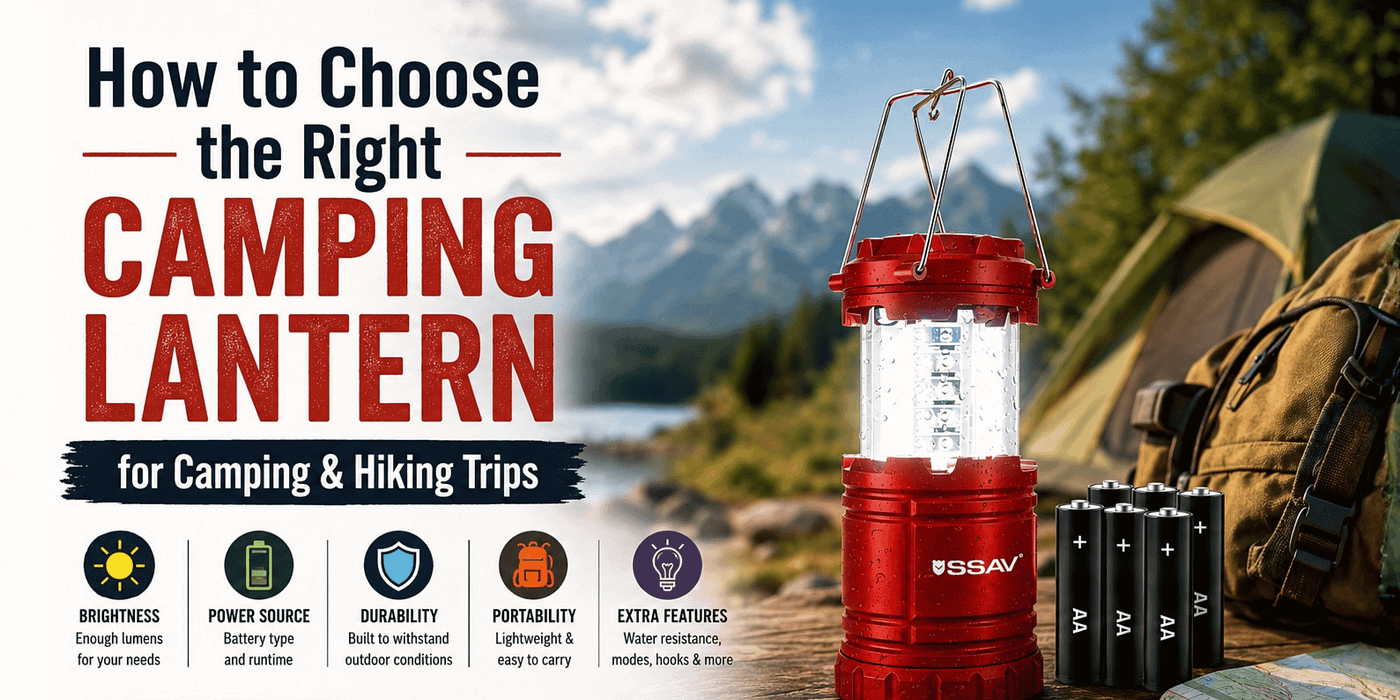 How to Choose the Right Camping Lantern for Camping & Hiking Trips | Complete Guide 2026