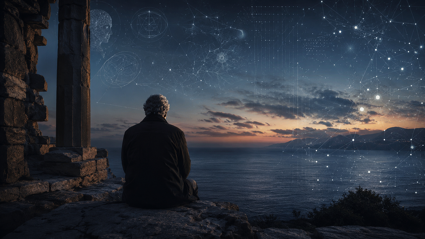 Contemplation in a revolutionary landscape — HAL 12000 image