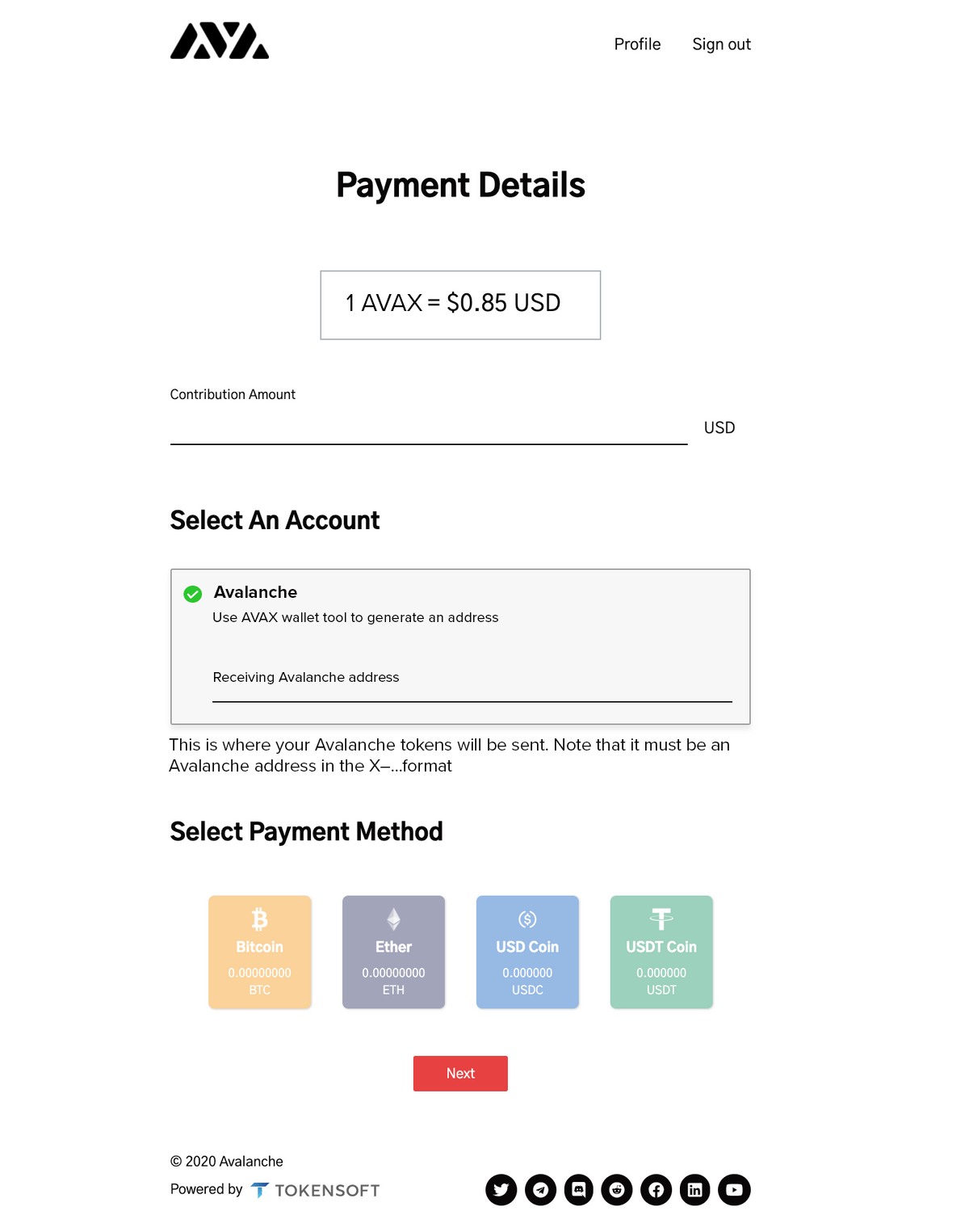Avalanche (AVAX) Token Sale: A Step-by-step Tutorial on How to Participate  | by Avalanche | Avalanche | Medium