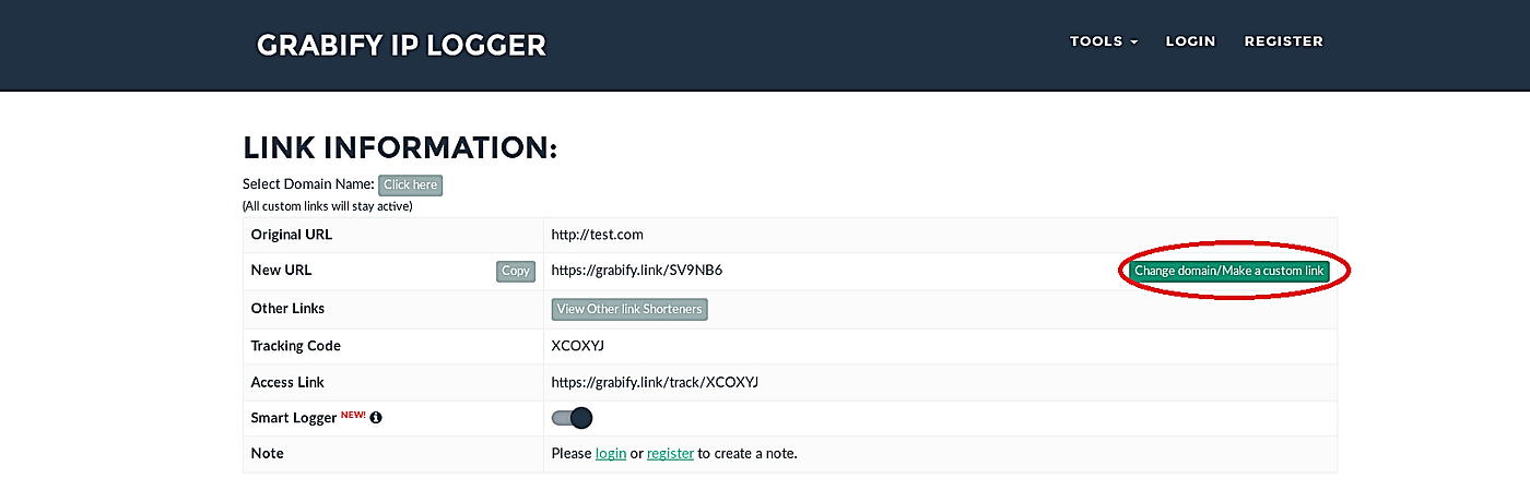 Grabify IP Logger & URL Shortener