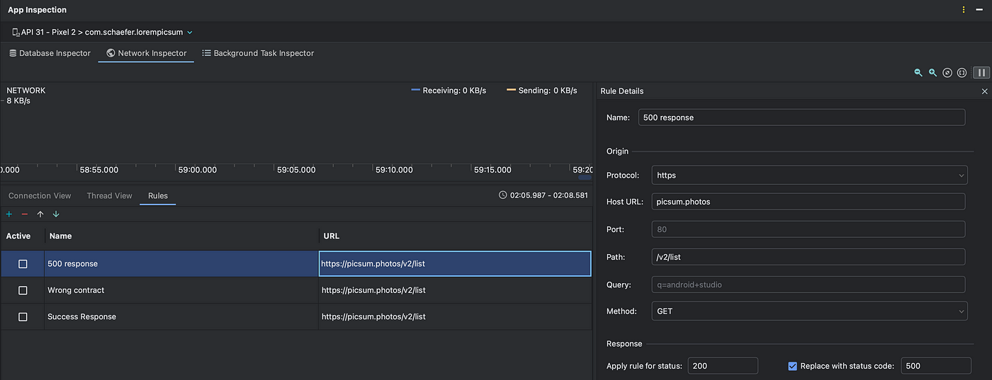 How to Use the Android Studio Network Inspector to Debug and Optimize Your  App's Network Requests | by Artur Schaefer | Better Programming