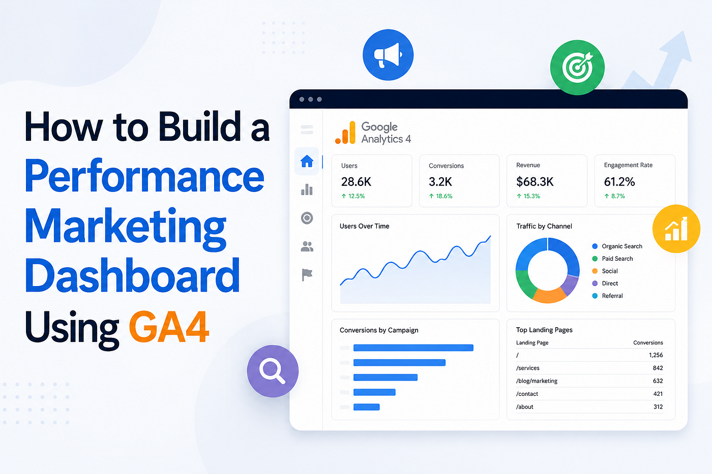 How to Build Performance Marketing Dashboard Using GA4? 2026 Guide