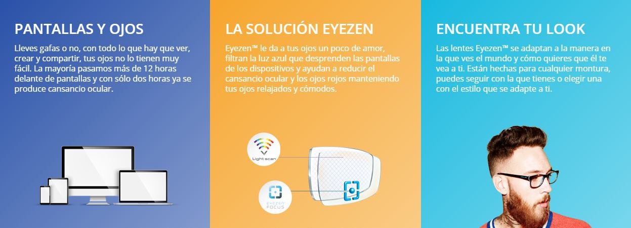 Lentes Eyezen™. Diseñadas para la vida digital | by Óptica LentCenter |  Medium