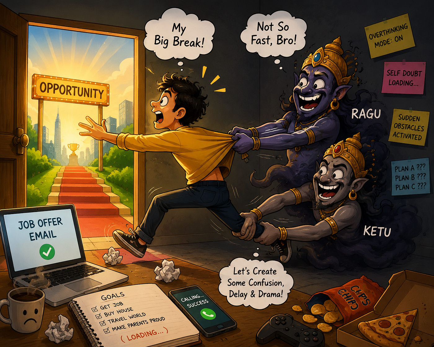 Why Does Your Mind Never Stay Quiet? What Rahu and Ketu May Be Trying to Tell You