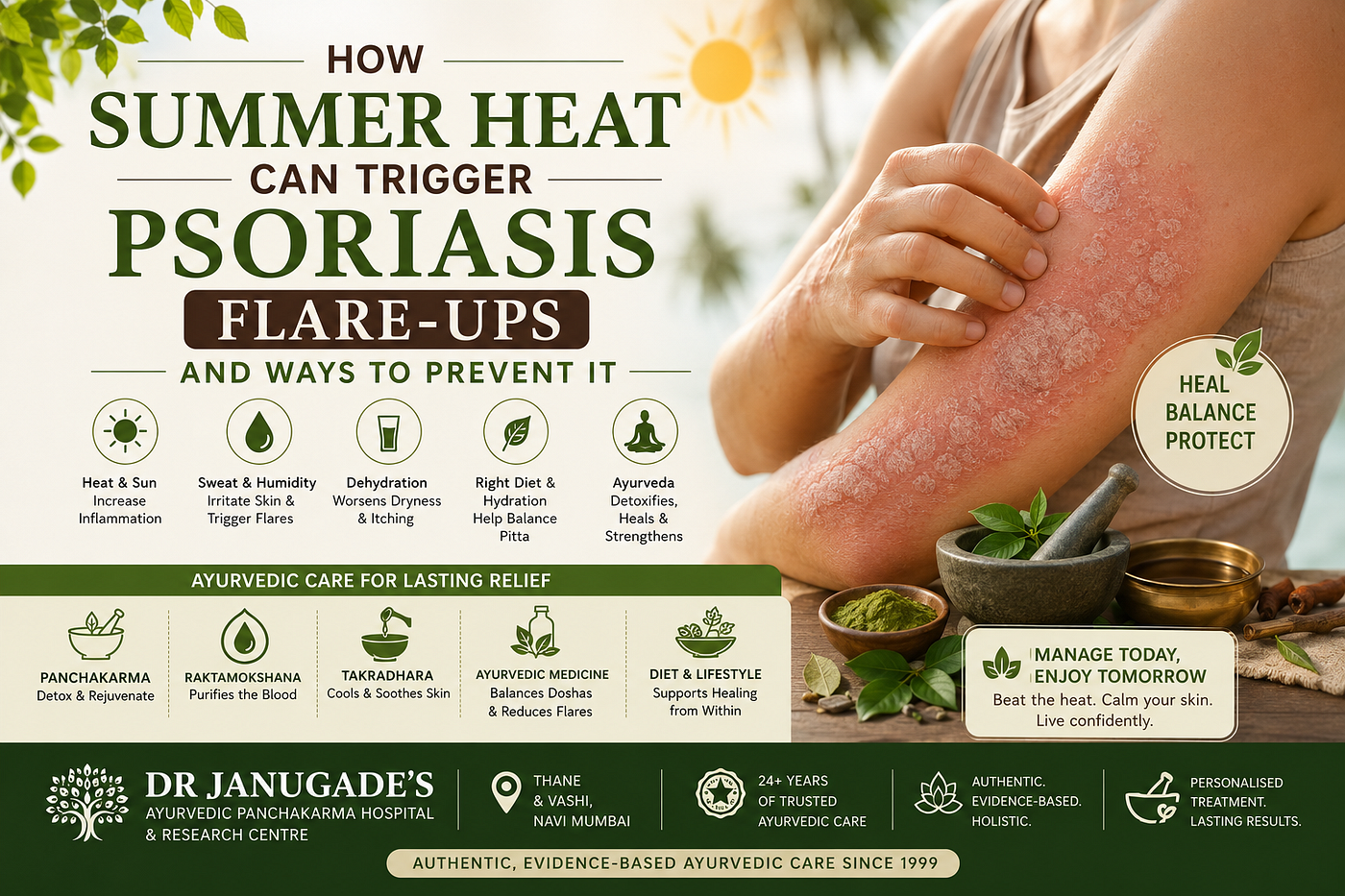 How Summer Heat Can Trigger Psoriasis Flare-Ups and Ways to Prevent It