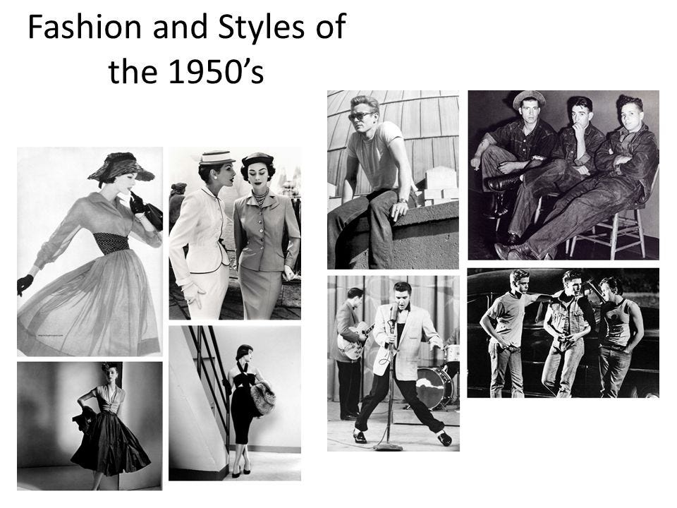 Comparisons: 1950s women  Fashion and Decor: A Cultural History