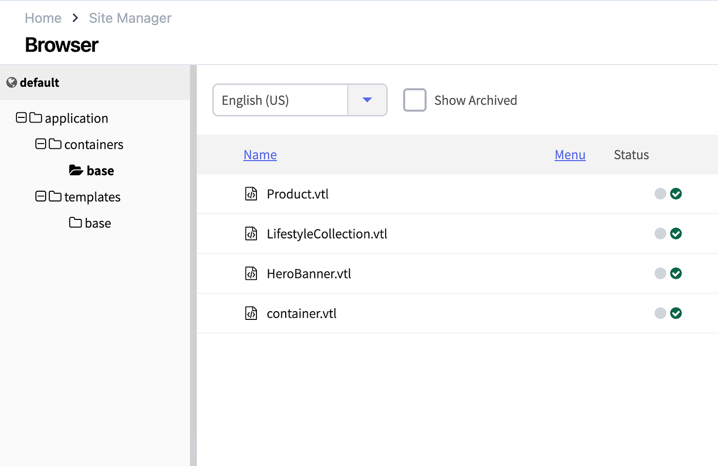 Container and template already in dotCMS