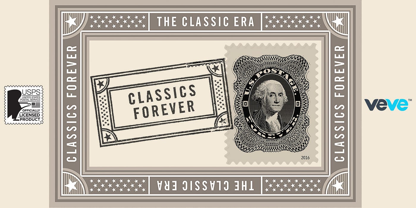 USPS — Stamp Art — Classics Forever, by VeVe Digital Collectibles, VeVe