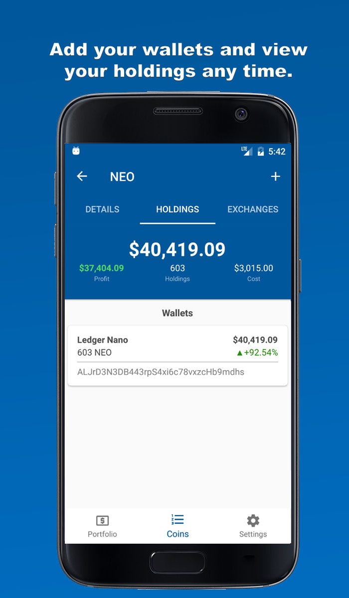 Coin Nexus — Cryptocurrency Portfolio Tracker with Wallet Support | by  CoinNexus Application | Medium