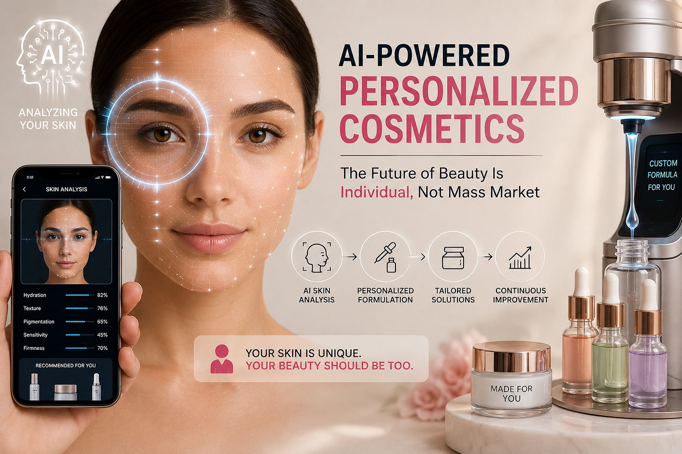 AI-Powered Personalized Cosmetics: The Future of Beauty Is Individual, Not Mass Market