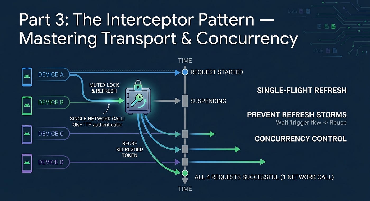 The Interceptor Pattern — Mastering Transport & Concurrency