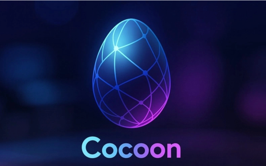 Cocoon logo — Privacy-first decentralized AI computing network on the TON blockchain.