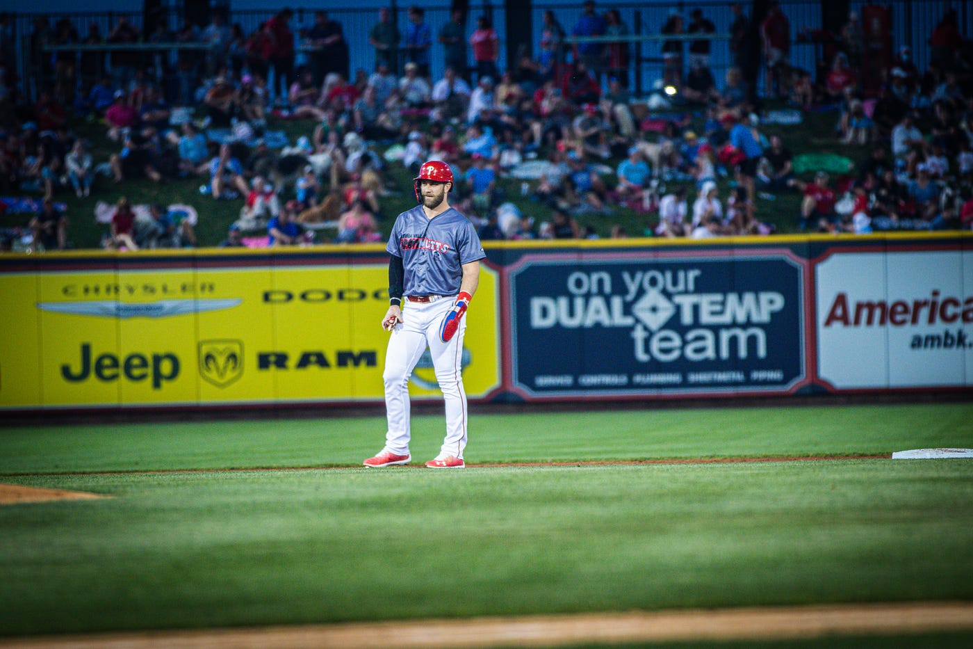 Bryce Harper's rehab start brings electric atmosphere to Allentown, by  Philadelphia Phillies