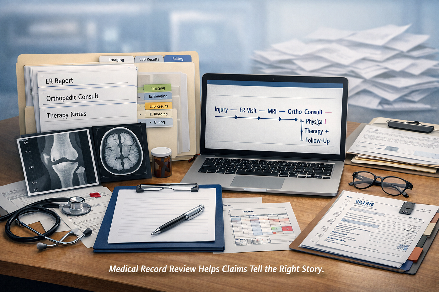 Medical Record Review Is More Than Organizing Files: It Helps Claims Tell the Right Story