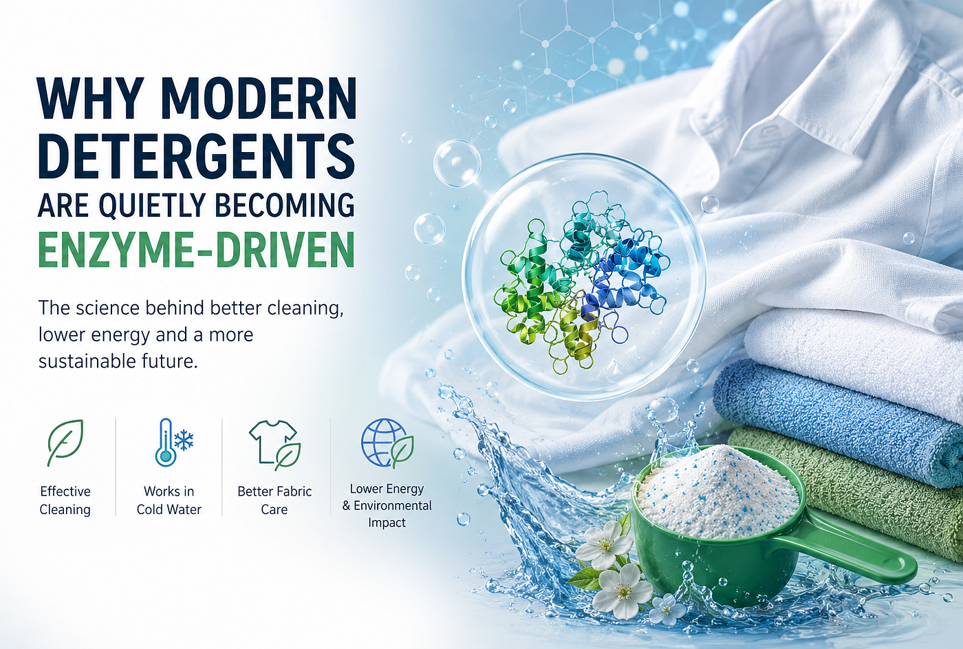 Why Modern Detergents Depend on Industrial Enzymes