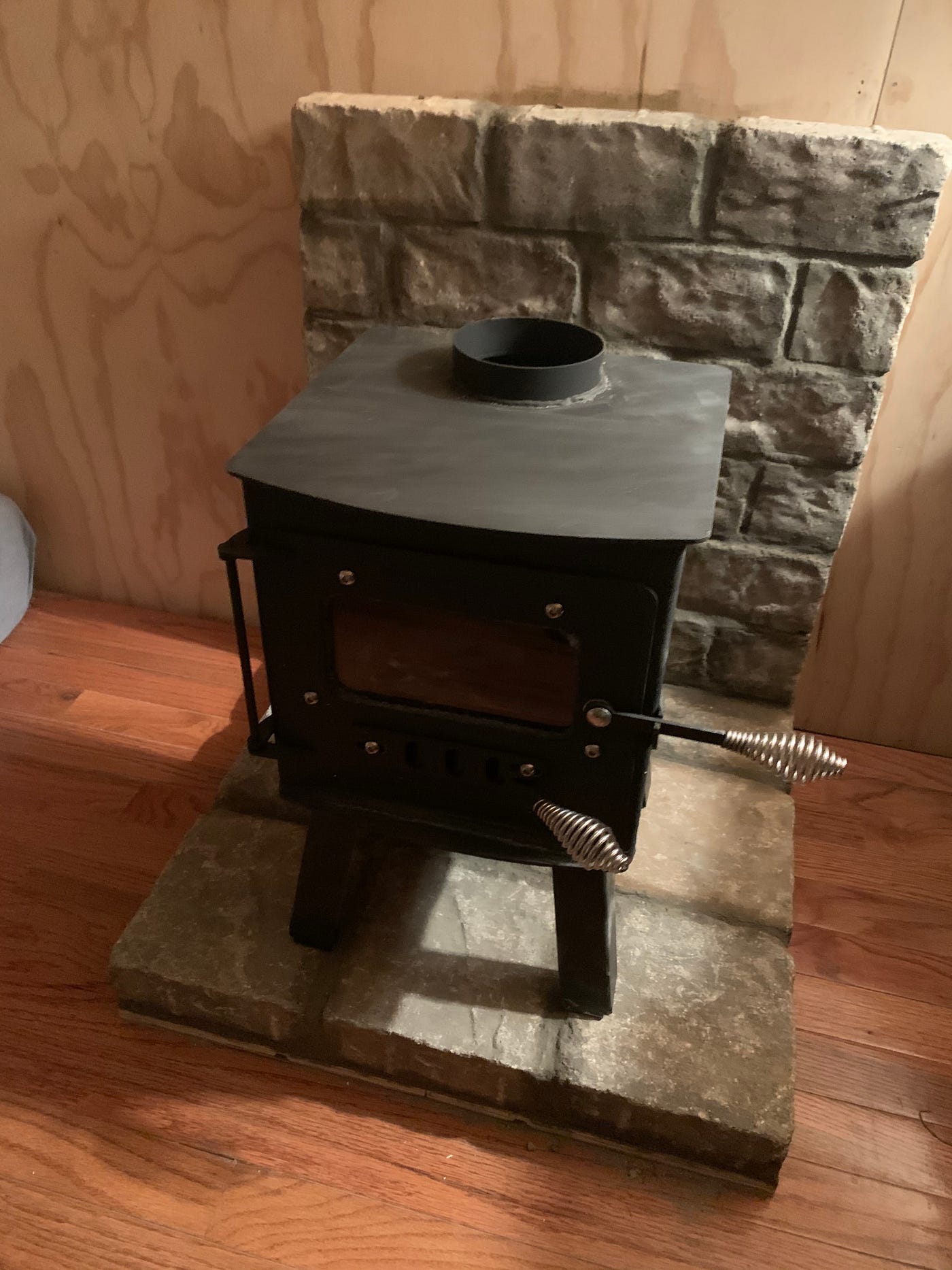 Arguing with a Wood Stove. …installing a mini woodsman stove in a… | by  Charlie Hamilton | Medium