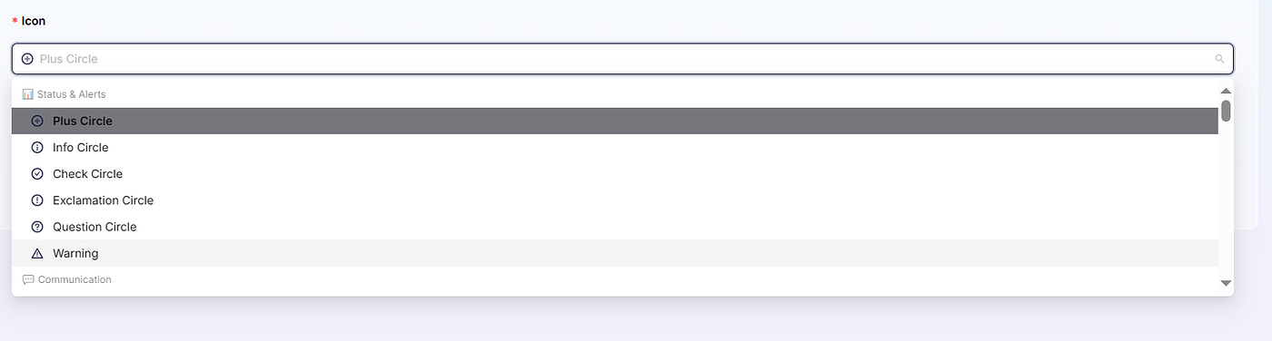 Building a Scalable Icon Management Service: A Developer’s Guide to Better UX | Icon DropdownList|…