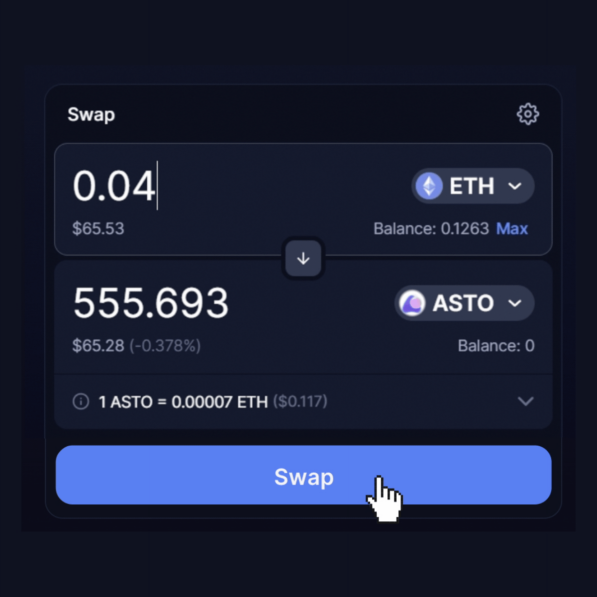 How to get ASTO LP tokens on Uniswap | by ASM | Medium