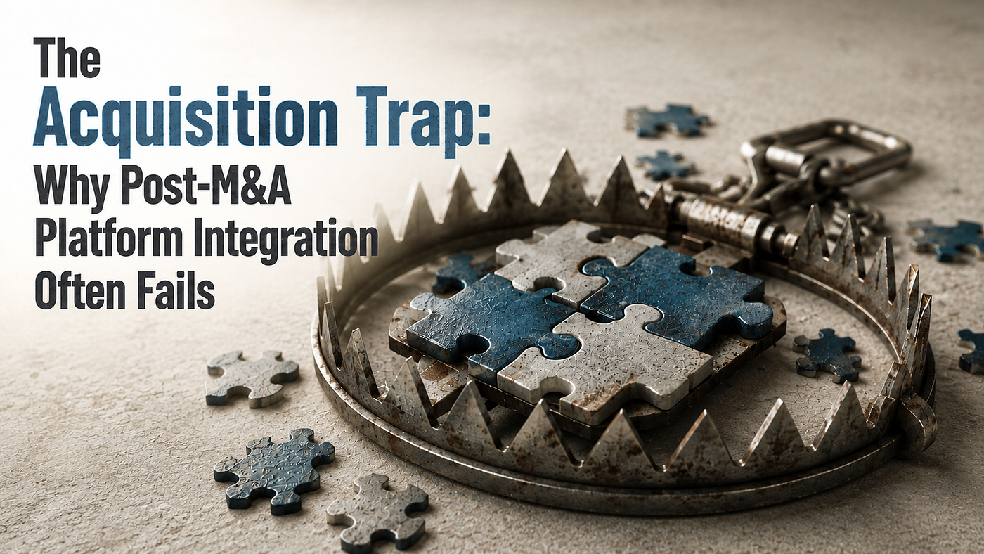 The Acquisition Trap: Why Post-M&A Platform Integration Often Fails