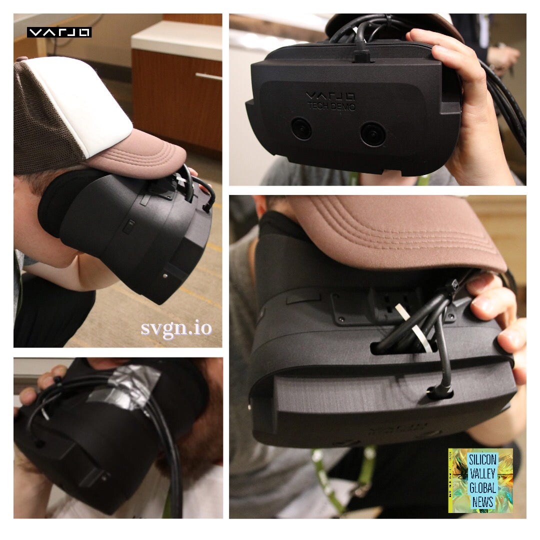 We shot through the Varjo Mixed Reality add on that makes their VR headset  into an XR headset! | by SVGN.io | Silicon Valley Global News SVGN.io |  Medium