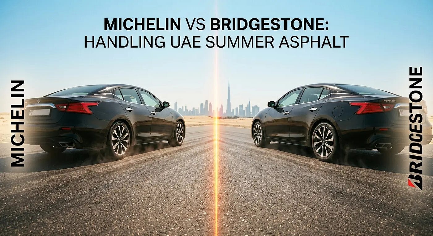 Michelin vs Bridgestone for Handling UAE Summer Asphalt