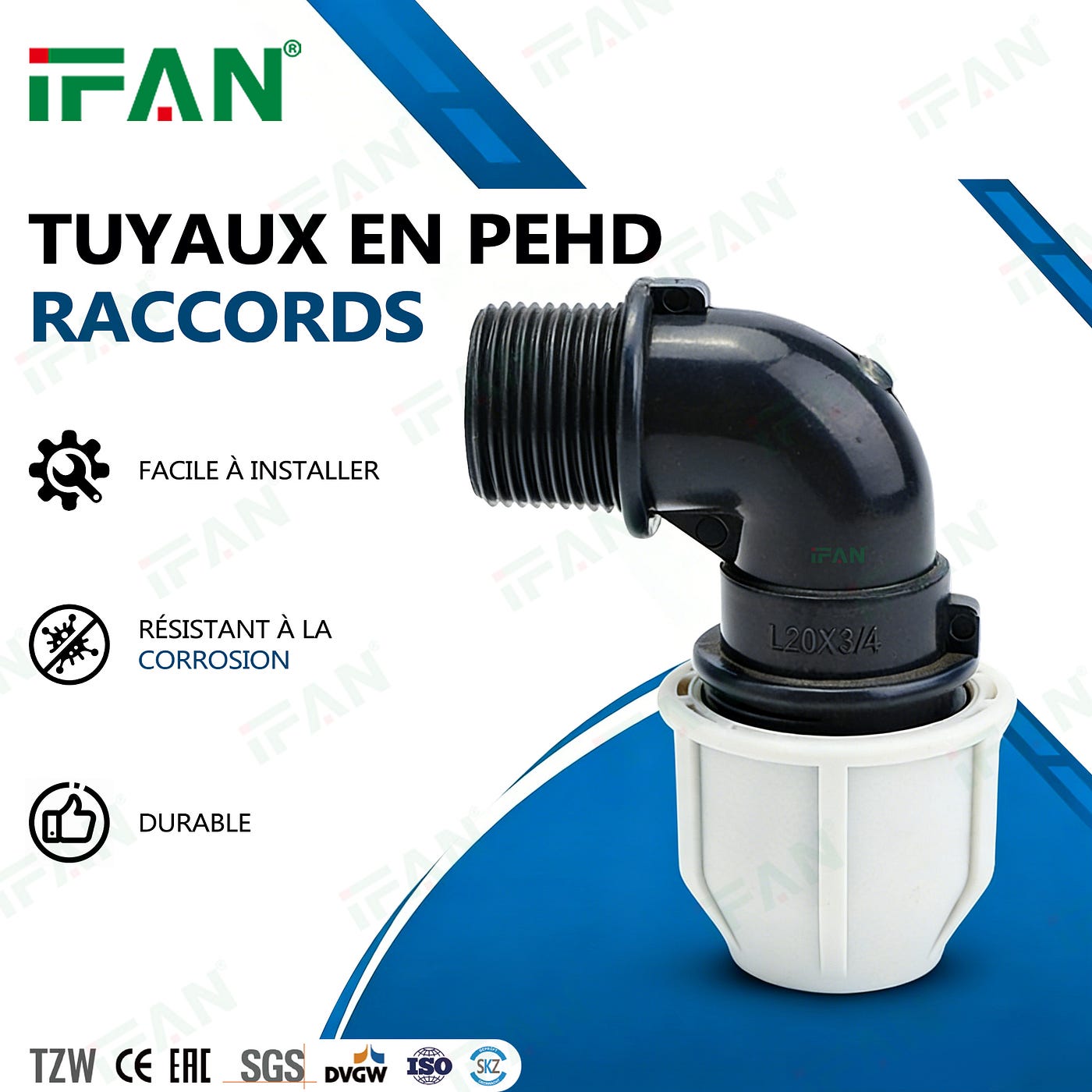 🌍 IFAN HDPE Pipe Fittings — Eco‑Friendly by Design, High‑Flow by Engineering