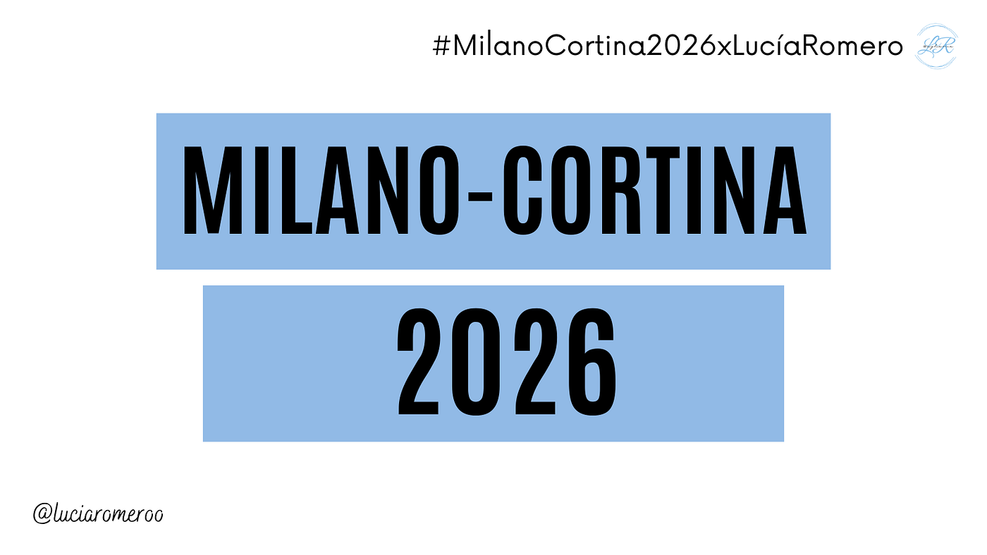 #MilanoCortina2026xLucíaRomero : La previa