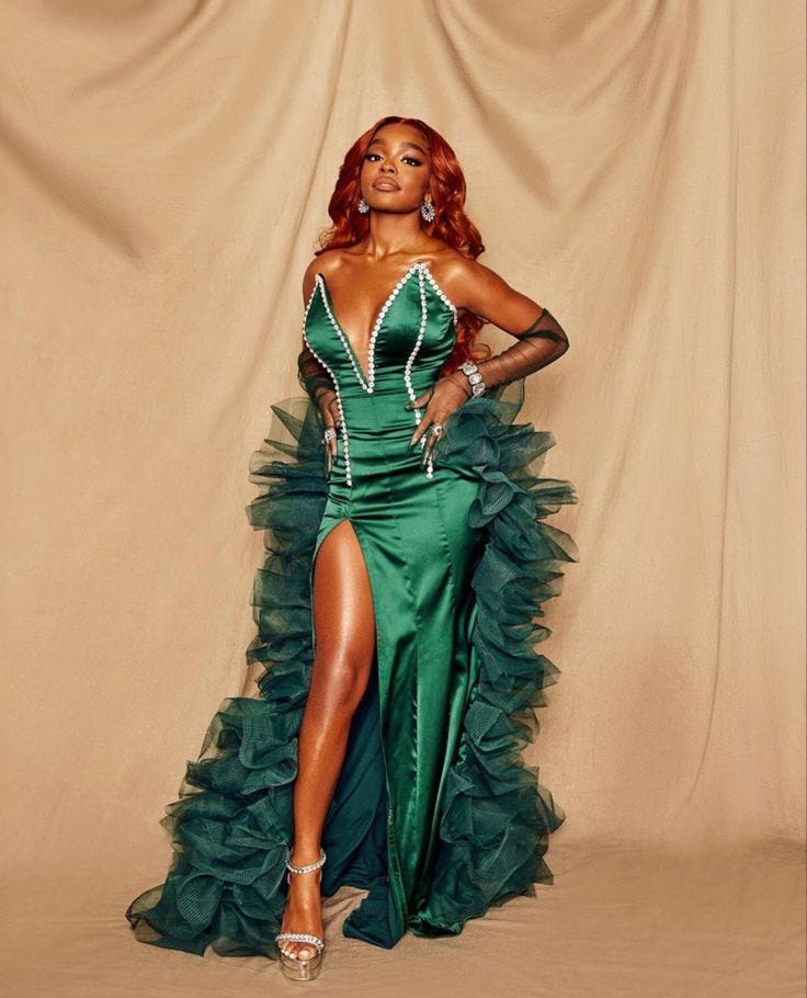 marsai martin green dress