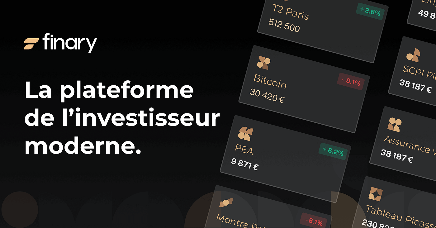 Ironhack Challenge 2: Wireframing of french financial application : Finary.  | by Matthieu Pauvert | Medium