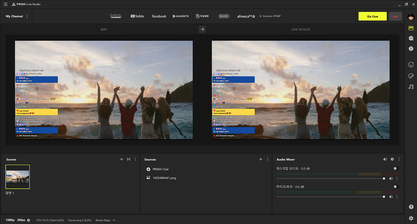 Windows] PRISM Live Studio v4.0.0 Update