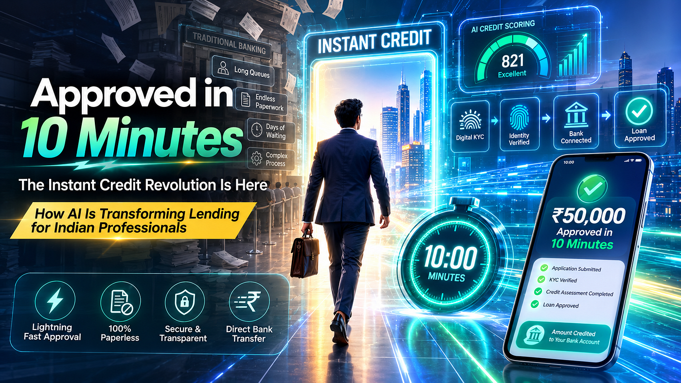Loan Approval in 10 Minutes: What the Instant Credit Revolution Means for Indian Professionals