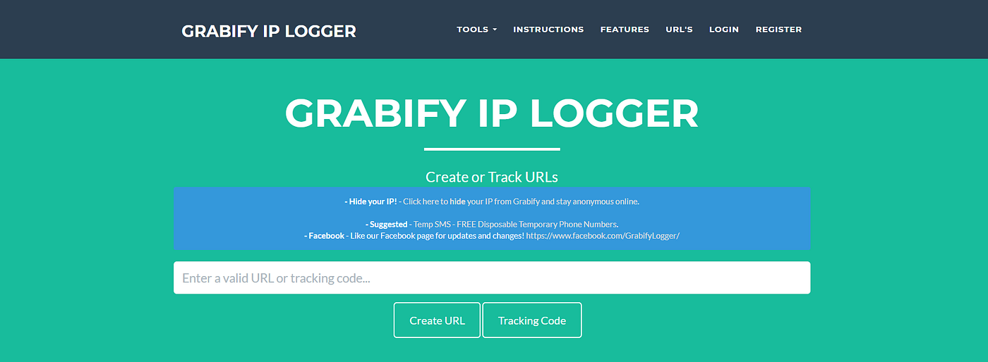 Grabify IP Logger & URL Shortener