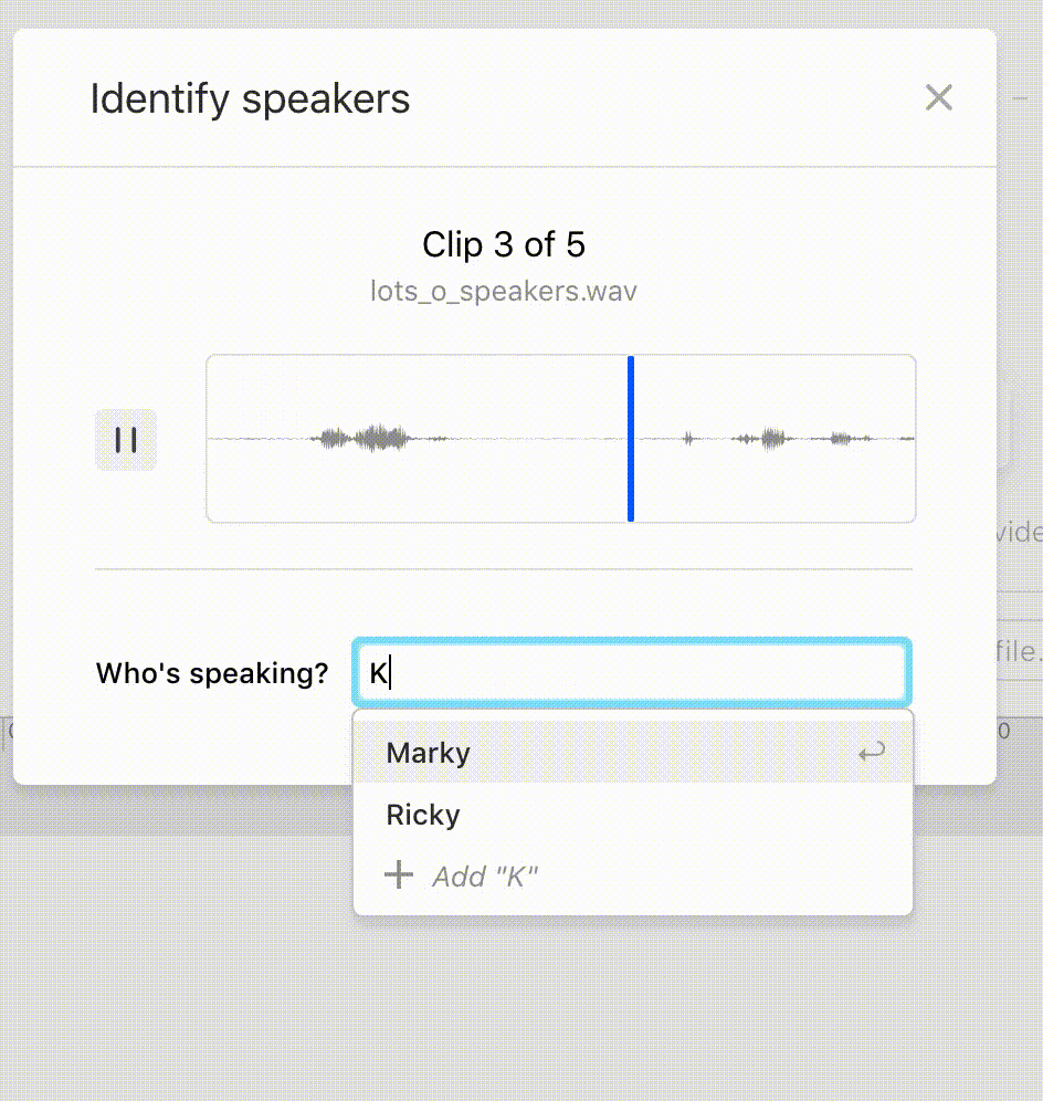New in Descript: AI-Powered Speaker Labels | by Andy Anderegg | Descript |  Medium