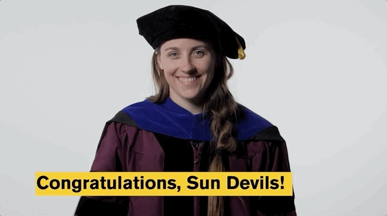 How to wear your doctoral cap and gown for commencement | by Arizona State  University | Medium