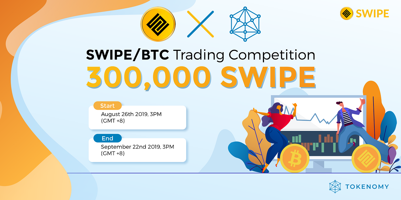 Win up to 300,000 SWIPE by participating in SWIPE’s Trading Contests!